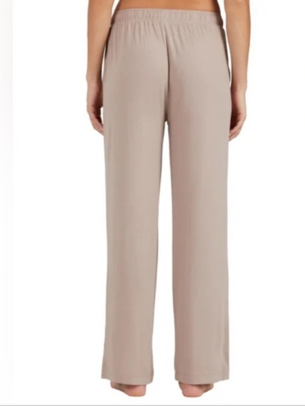 Natori Lounge Pants Size Large Taupe PJ Pants Casual Neutral Relaxed Flowy Light - Picture 3 of 12